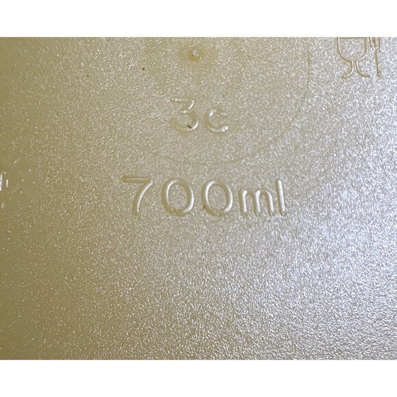 Tupperware Yellow Collapsible Bowl 700ml Capacity BPA-Free Plastic Made In USA - Picture 7 of 10